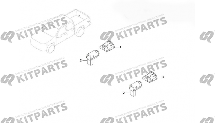 Датчики парктроника Haval Wingle 7