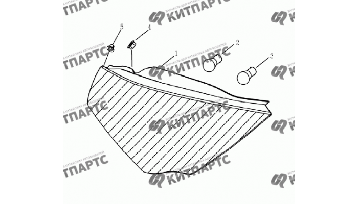 Фонари задние (седан) Geely Emgrand (EC7)