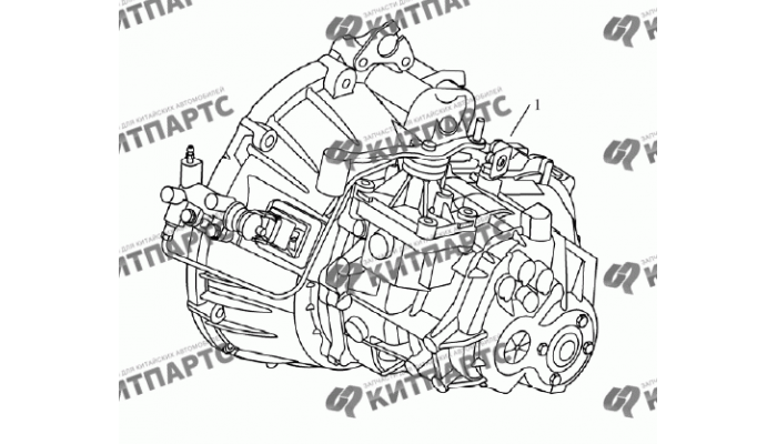 Коробка передач S170B в сборе Geely Emgrand (EC7)